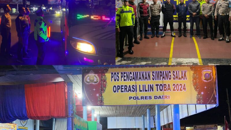 Polres Dairi Gelar Patroli Blue Light, Pastikan Keamanan dan Kenyamanan di Kota Sidikalang