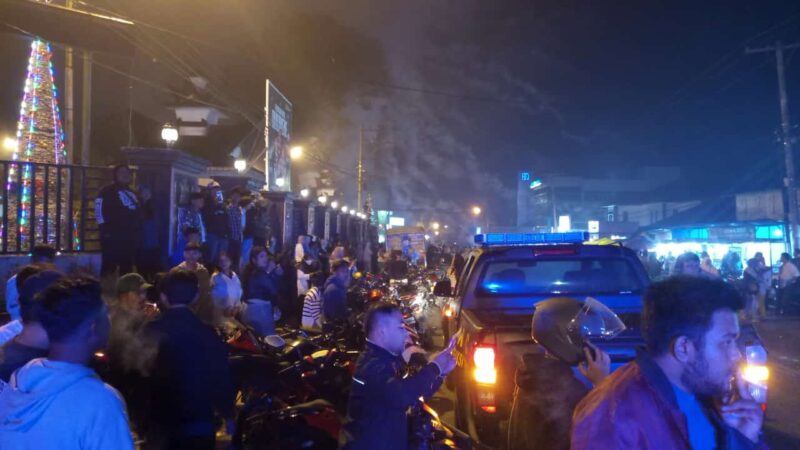 Warga Sidikalang Merayakan Tahun Baru dengan Kondusif dan Meriah