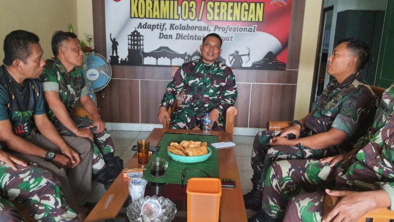 Inilah Pesan Danramil 03 Serengan Saat Apel Pagi