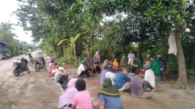 *Masyarakat Pertanyakan Program Hanpang Kecamatan Tapian Dolok Di Lahan Eks Goodyear*