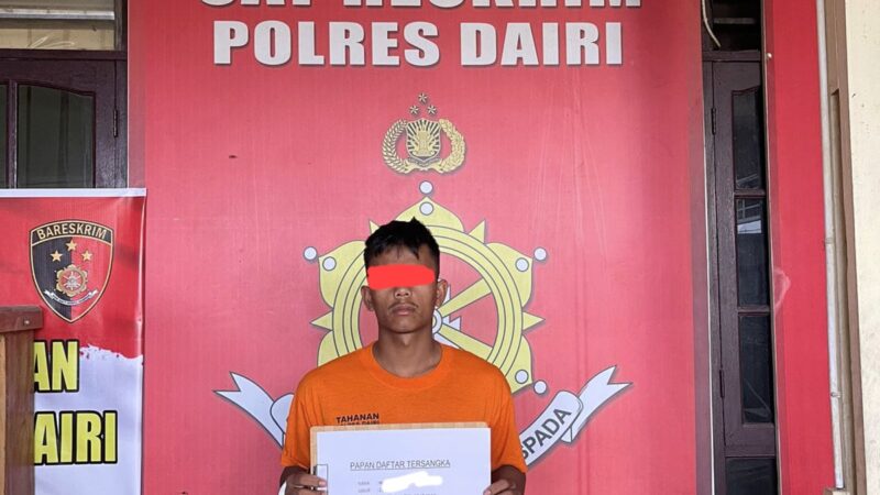 Sat Reskrim Polres Dairi Ringkus Pegawai Honorer Usai Terlibat Perkelahian Saat Main Futsal