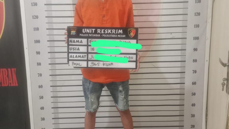 Begal Di Ringkus Tim URC Unit Reskrim Polsek Patumbak