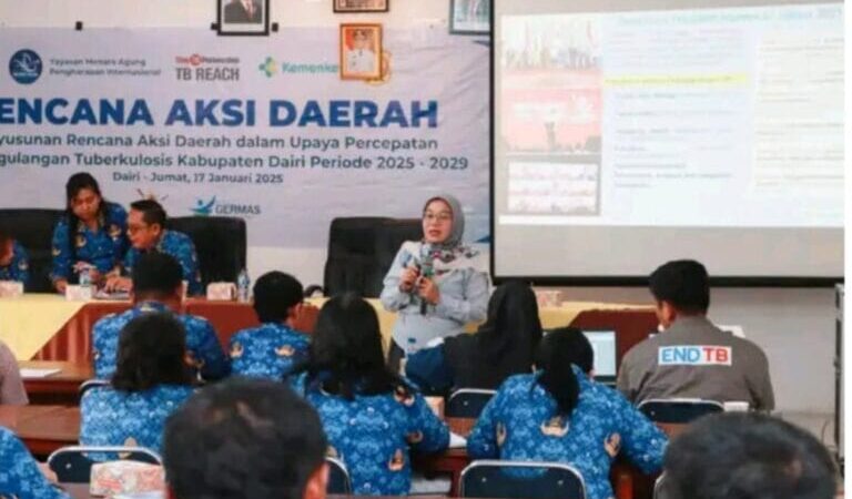 Penyusunan Rencana Aksi Daerah Kabupaten Dairi – Pj. Sekda Dairi Jonny Hutasoit : Perlu komitmen bersama untuk tanggulangi TBC