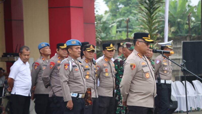 Kapolrestabes Medan Pimpin Apel Pagi di Polsek Patumbak dan Ramah Tamah dengan Tokoh Agama serta Tiga Pilar