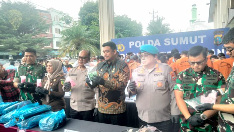 Sepanjang Januari 2025, Polrestabes Medan Ungkap 45 Kasus Narkoba