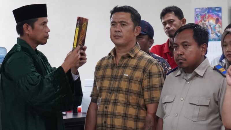 Kantor Pertanahan Dairi Lantik Panitia Ajudikasi PTSL 2025