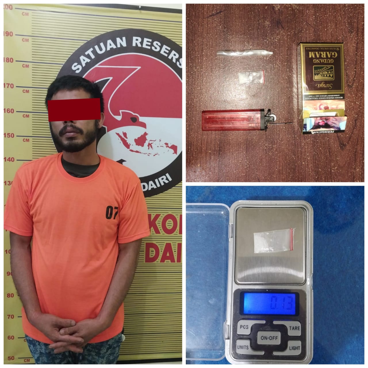 Sat Narkoba Polres Dairi Kembali Tangkap Tersangka Kasus Narkoba di Sidikalang