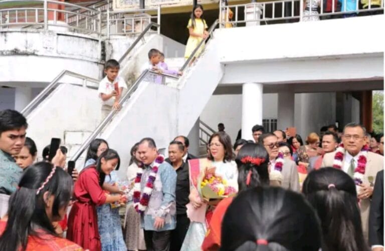Pejabat (PJ)Bupati Dairi Hadiri  pesta Bona taon PPTSB  se-kabupaten Dairi  