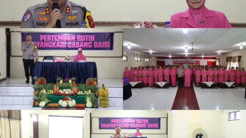Kapolres Dairi Berikan Arahan kepada Bhayangkari, Bijak Bermedia Sosial