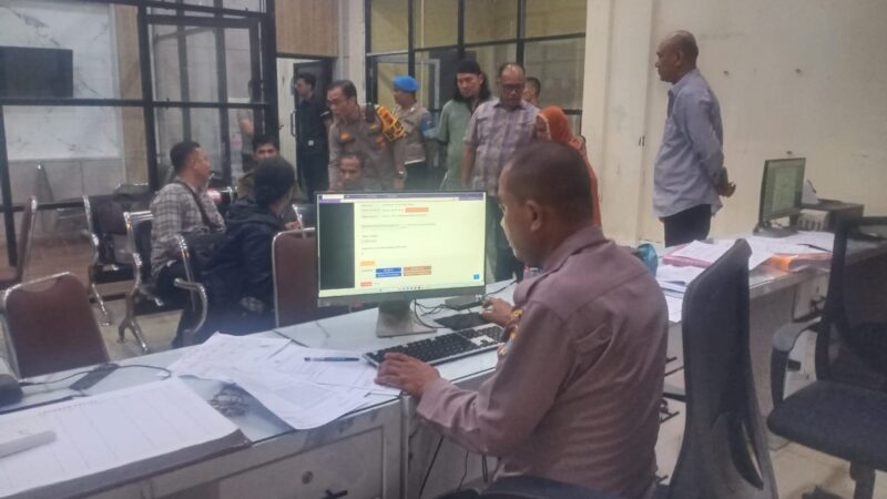 Sidak SPKT Tengah Malam, Kapolrestabes Medan Pastikan Pelayanan Maksimal