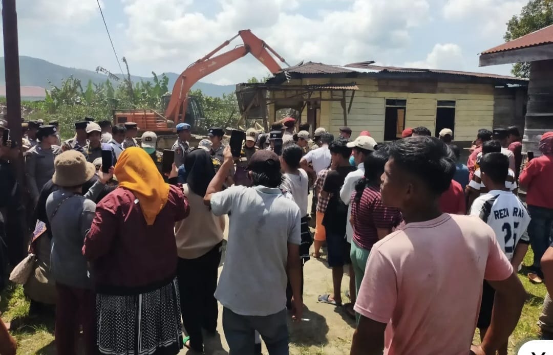 Ratusan Personel Gabungan Amankan Eksekusi Lahan di Dairi