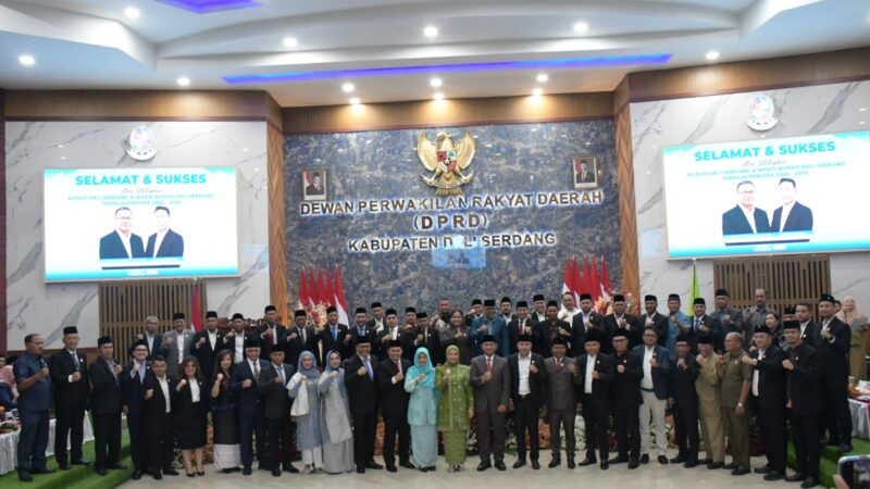 DPRD Deli Serdang Dukung Program Bupati & Wakil Bupati Terpilih