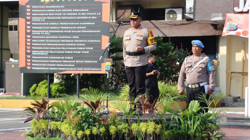 Polrestabes Medan Apel Gelar Pasukan Operasi Keselamatan Toba 2025