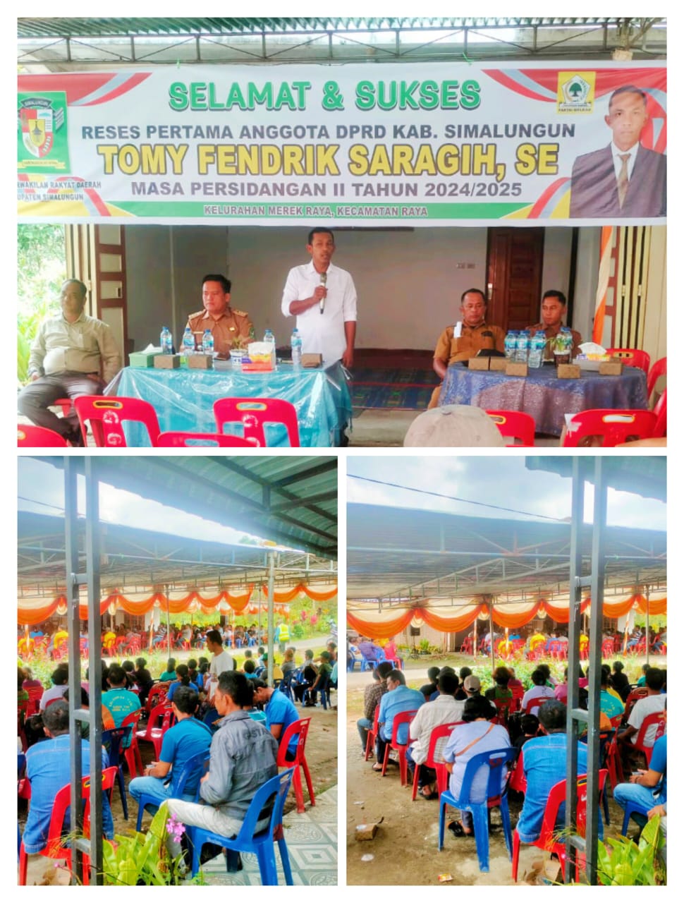 Reses Pertama Masa Persidangan II 2024/2025 Tomy Fendrik Saragih, SE: Menyerap Aspirasi Warga Kelurahan Merek Raya Kabupaten Simalungun