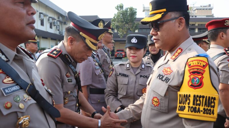 Kapolrestabes Medan Pimpin Sertijab Sejumlah PJU dan Kapolsek