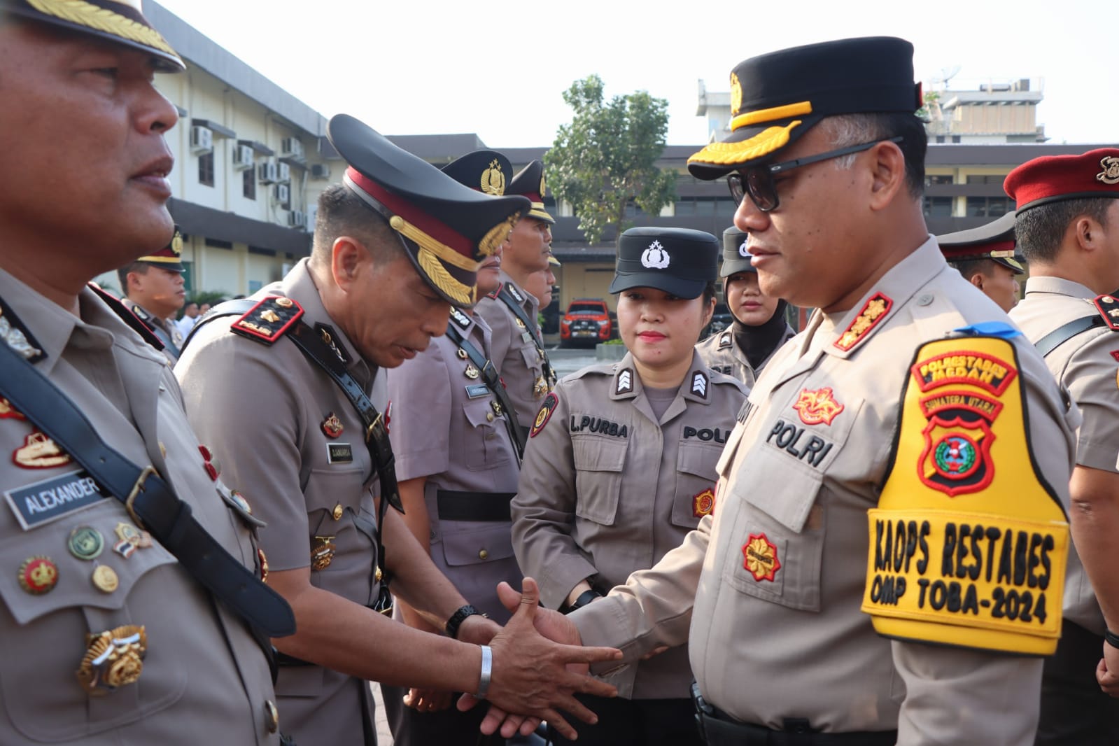Kapolrestabes Medan Pimpin Sertijab Sejumlah PJU dan Kapolsek