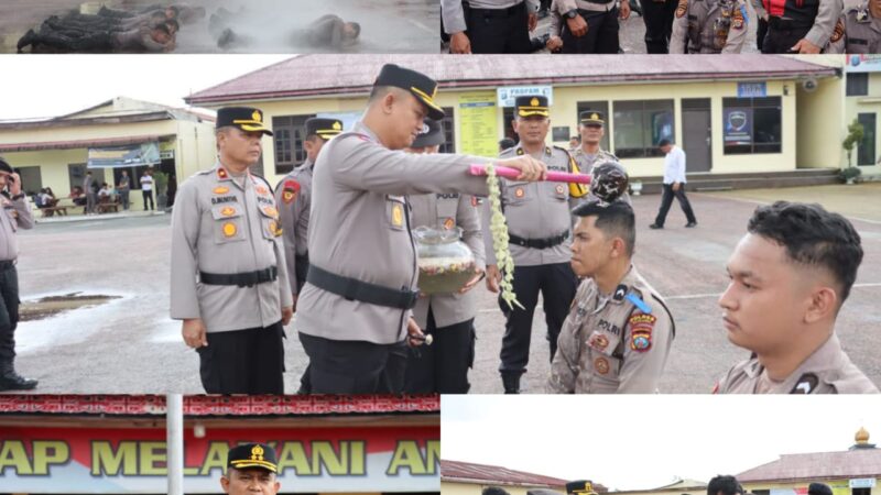 Polres Dairi Gelar Tradisi Penyucian Bintara Remaja, Wujudkan Polisi Bermental Tangguh
