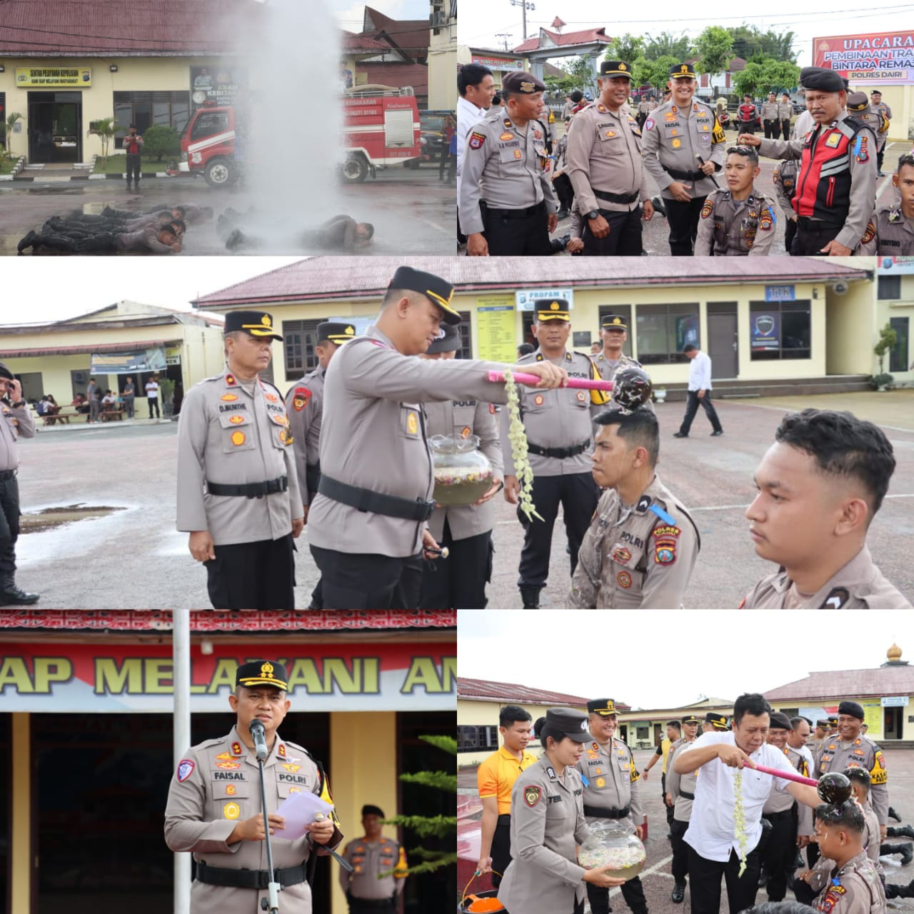 Polres Dairi Gelar Tradisi Penyucian Bintara Remaja, Wujudkan Polisi Bermental Tangguh