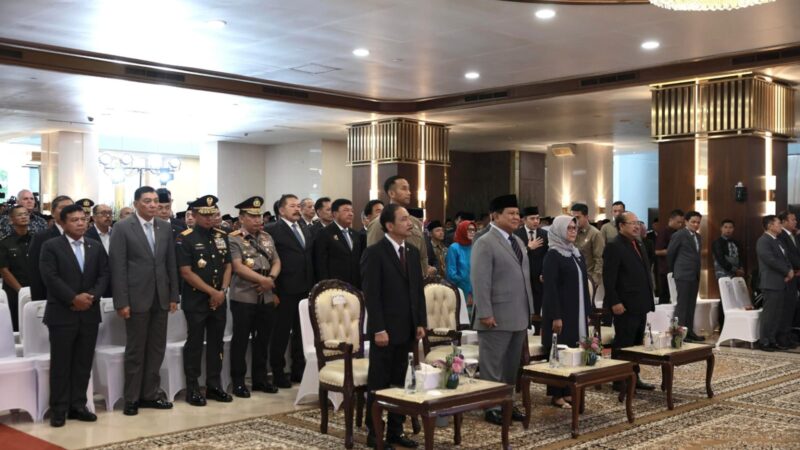 Panglima TNI Dampingi Presiden RI Hadiri Sidang Istimewa Laporan Tahunan Mahkamah Agung RI Tahun 2024