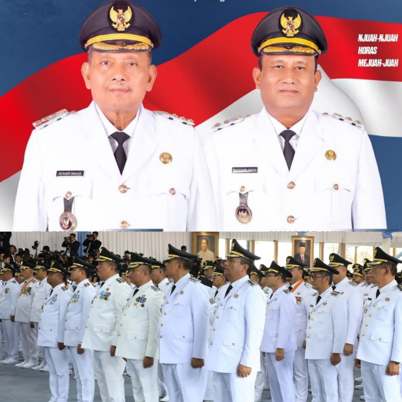 Vickner Sinaga dan Wahyu Daniel Sagala Dilantik, Segera Ikuti Retreat di Akmil Magelang
