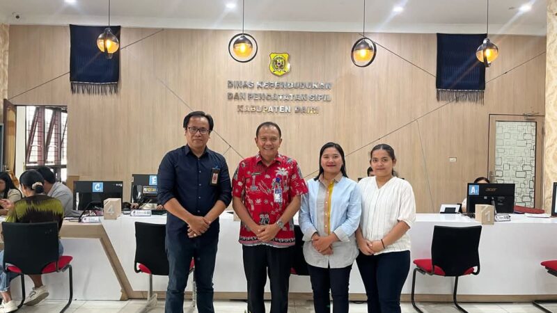 Kolaborasi Dukcapil Dairi dan Klinik Pratama Amanda, Permudah Ibu Bersalin Dapatkan Dokumen Kependudukan