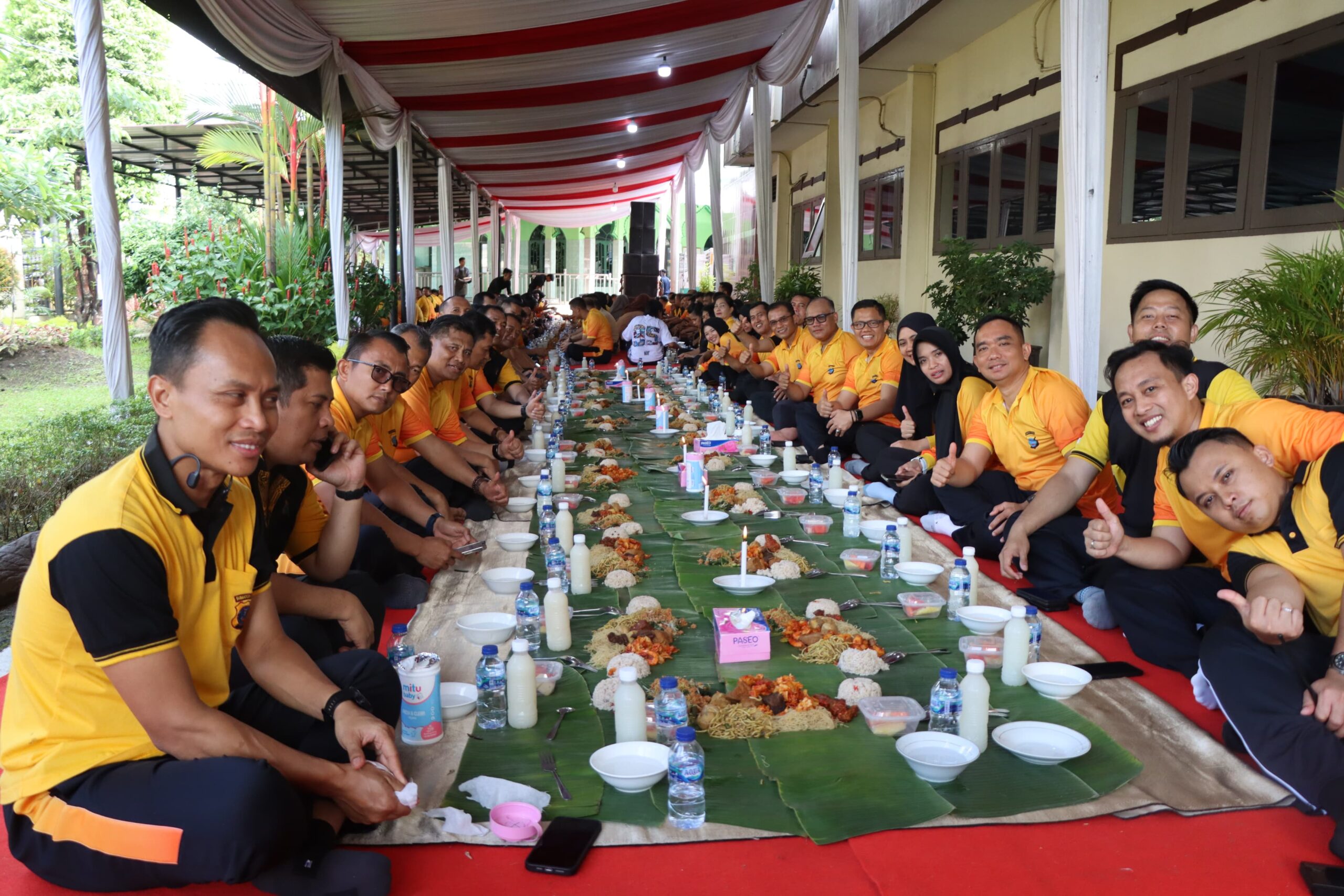 Polrestabes Medan Olahraga Bersama dan Punggahan Menyambut Ramadhan