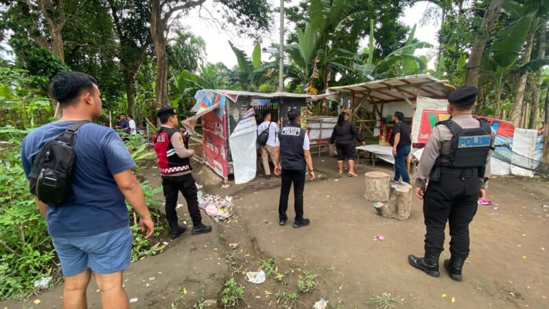 Polrestabes Medan Gerebek 2 Sarang Narkoba di Desa Paya Geli, 3 Pelaku Diringkus, Barak Dibakar Medan.