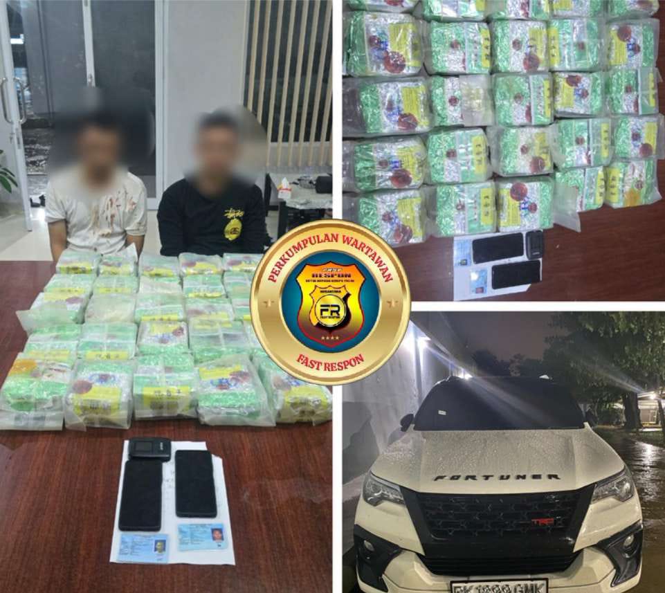 25 Kg Sabu Berhasil diamankan BNNP Jambi Serta Dua Kurir Jaringan Medan -Jambi