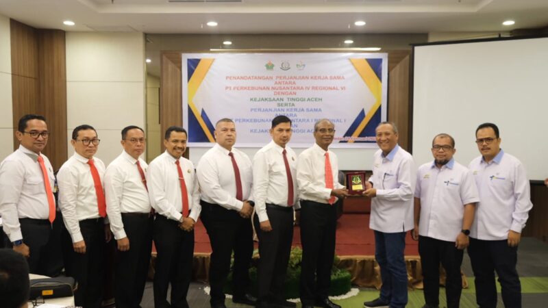 *PTPN 1 Reg 1 Dan PTPN IV Reg VI Bangun Kerjasama Pengamanan Aset Negara dengan Kajaksaan Tinggi Aceh*