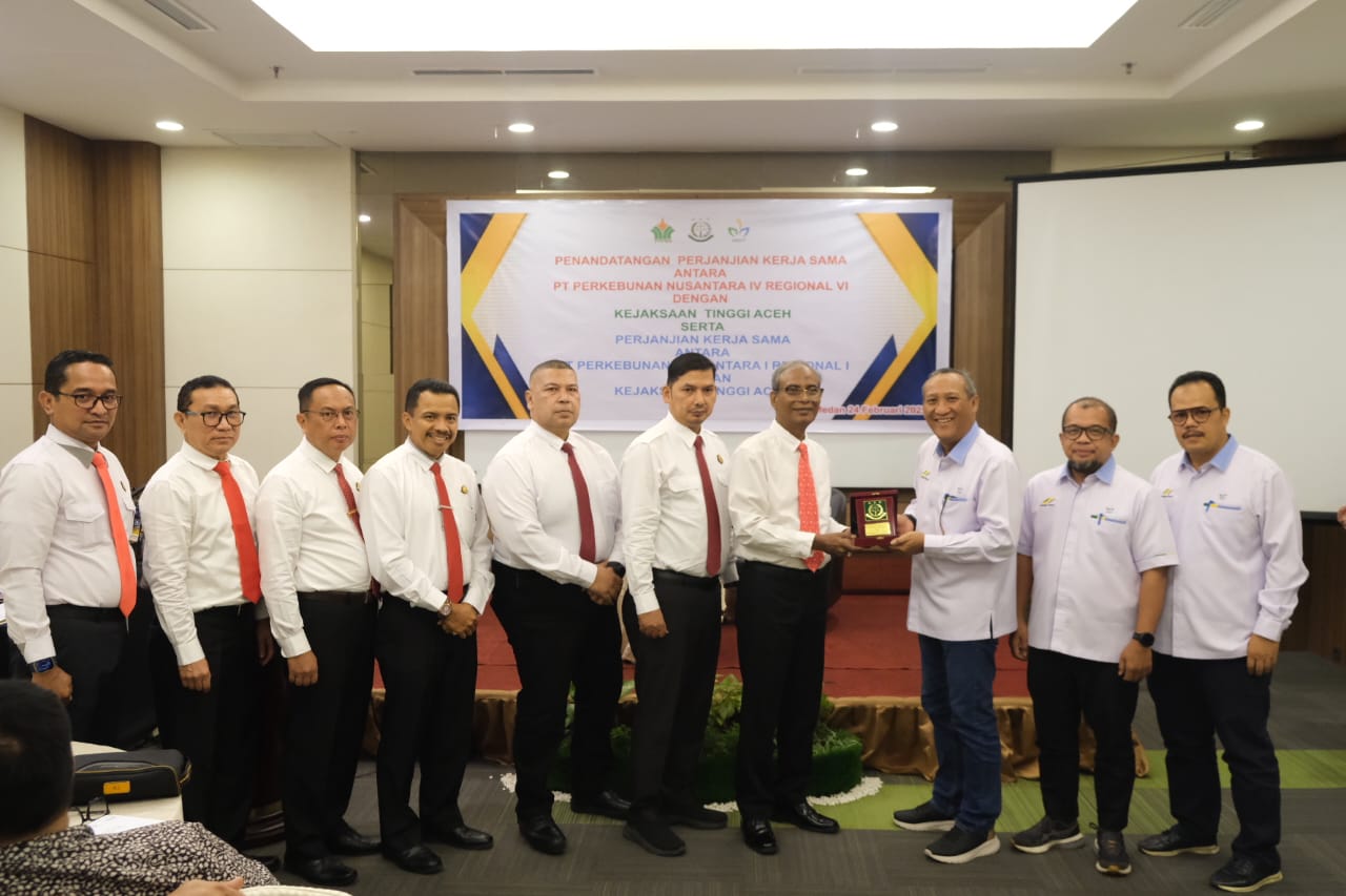 *PTPN 1 Reg 1 Dan PTPN IV Reg VI Bangun Kerjasama Pengamanan Aset Negara dengan Kajaksaan Tinggi Aceh*