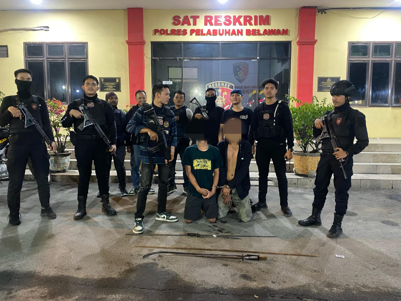 Polres Pelabuhan Belawan Tangkap Enam Pelaku Tawuran dalam Dua Hari