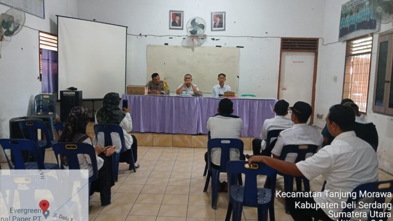 *Bhabinkamtibmas jajaran Polresta Deli Serdang Berikan Penyuluhan Tentang Bahaya Penyalahgunaan Narkoba*
