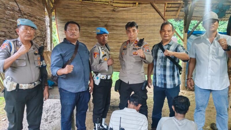 POLSEK PANCUR BATU GREBEK BARAK NARKOBA, DUA PELAKU DIAMANKAN