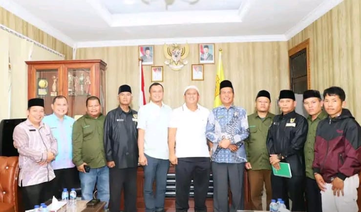 Wakil Bupati Wahyu Daniel Sagala Terima audiensi Ketua Amil zakat Nasional 