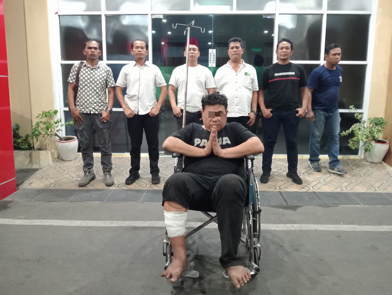 Unit Reskrim Polsek Medan Baru Tembak Pencuri Motor Di Kos kosan