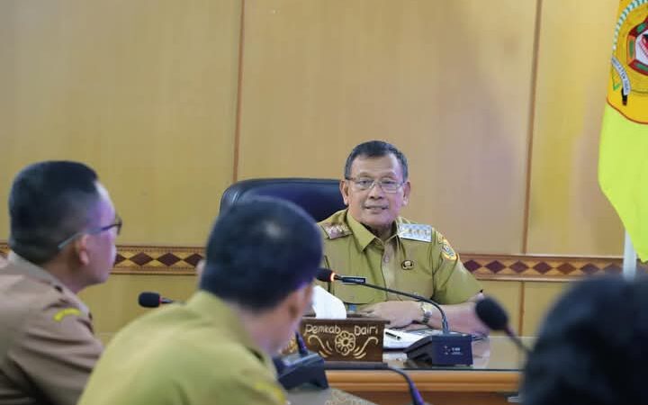 Bupati Dairi Ir. Vickner Sinaga, Terima Audensi Dari KPU Dairi