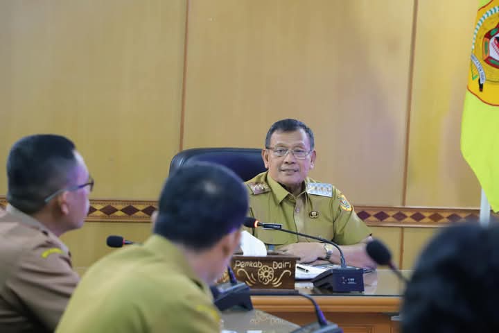 Bupati Dairi Ir. Vickner Sinaga, Terima Audensi Dari KPU Dairi