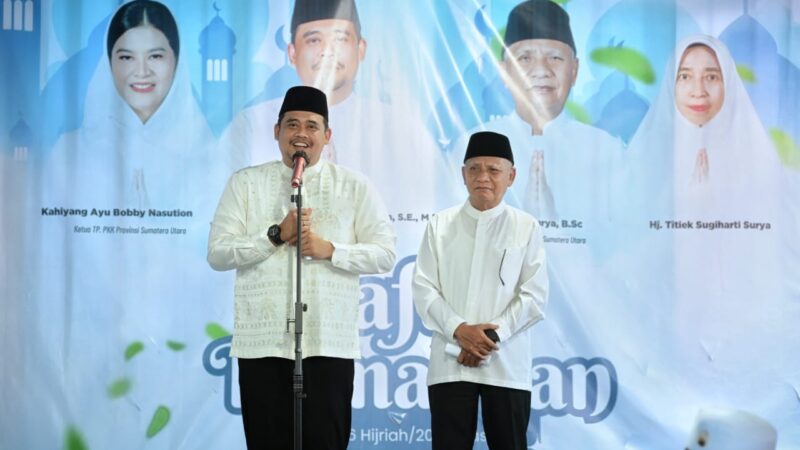 *Gubernur Sumut Bobby Nasution Bersama Wagub Gelar Safari Ramadan Perdana di Medan**